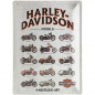 Preview: Blechschild Harley Modelle 1